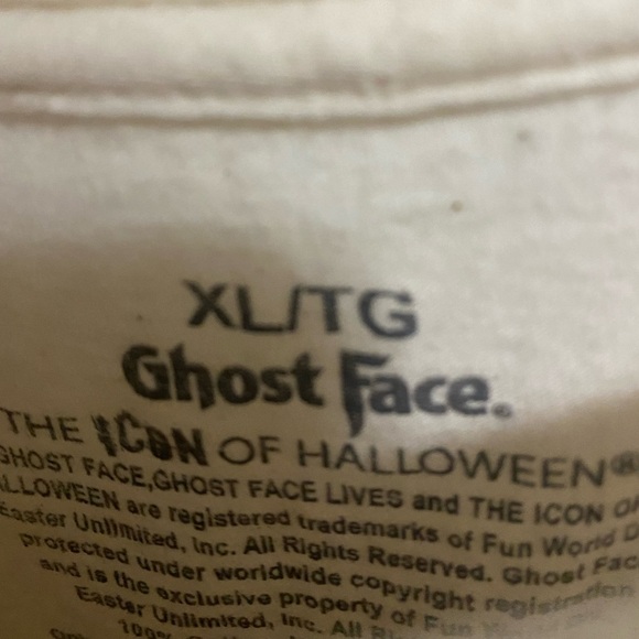 Ghost face T-shirt - Picture 3 of 3